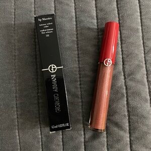 GIORGIO ARMANI LIP MAESTRO INTENSE VELVET COLOR LIPSTICK 532 GLOW 0.22 OZ BOXED